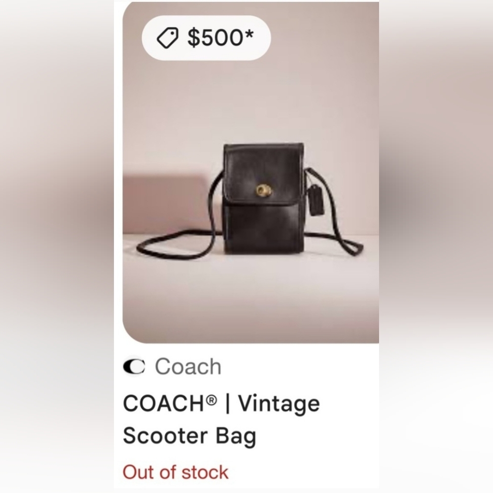 Coach Vintage Scooter Bag EUC - Picture 2 of 14